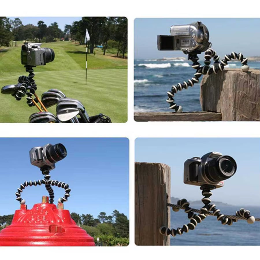Mini Flexible Tripod for Phone Holder Sports Action Camera Smartphone Stand with Clip Octopus Selfie Stick Tripod for Gopro