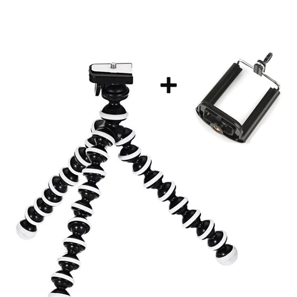 Mini Flexible Tripod for Phone Holder Sports Action Camera Smartphone Stand with Clip Octopus Selfie Stick Tripod for Gopro