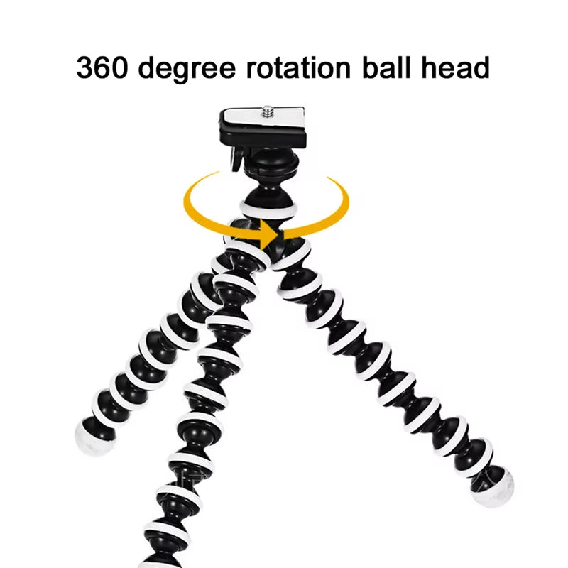 Mini Flexible Tripod for Phone Holder Sports Action Camera Smartphone Stand with Clip Octopus Selfie Stick Tripod for Gopro